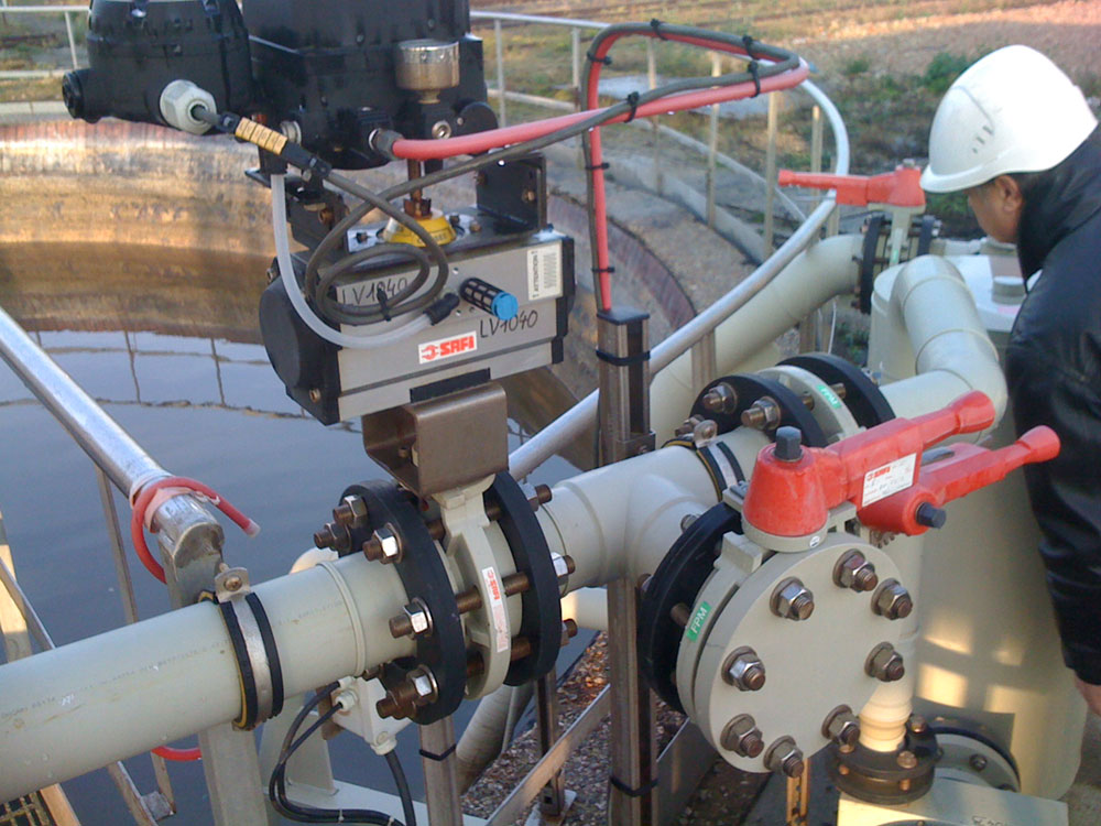 vanne conduite tuyauterie process